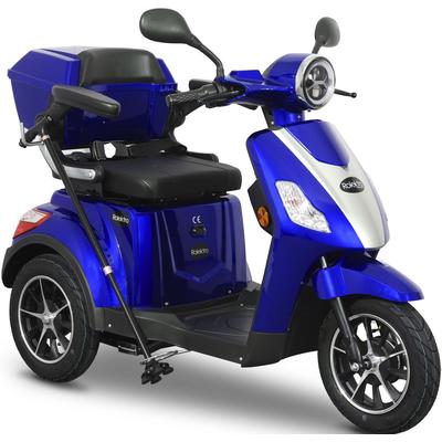 Elektromobil ROLEKTRO "E-Trike 25 V.2, Blei-Gel-Akku", blau, ElektromobileB:70cm H:95cm L:150cm, B:70cm H:95cm L:150cm, Topseller