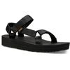 Sandale TEVA "Midform Universal", Gr. 41, schwarz, Textil, sportlich, Schuhe, mit Klettverschluss