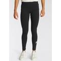 Leggings PUMA "ESS+ LOGO LEGGINGS G" Gr. 152, N-Gr, schwarz (puma black) Kinder Hosen Leggings