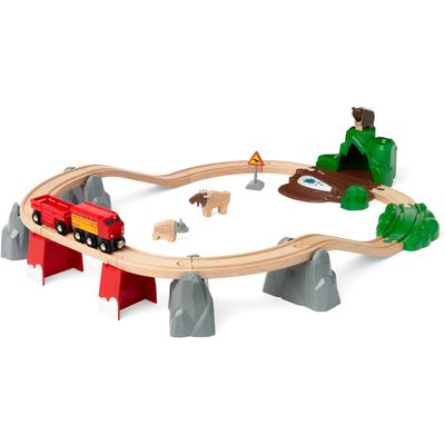 Spielzeug-Eisenbahn BRIO "Nordische Waldtiere" Spielzeugfahrzeuge bunt Kinder Ab 3-5 Jahren FSC - schützt Wald weltweit
