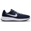 Laufschuh NIKE "REVOLUTION 6 NEXT NATURE", Gr. 42,5, blau (navy, weiß), Textil, sportlich, Schuhe