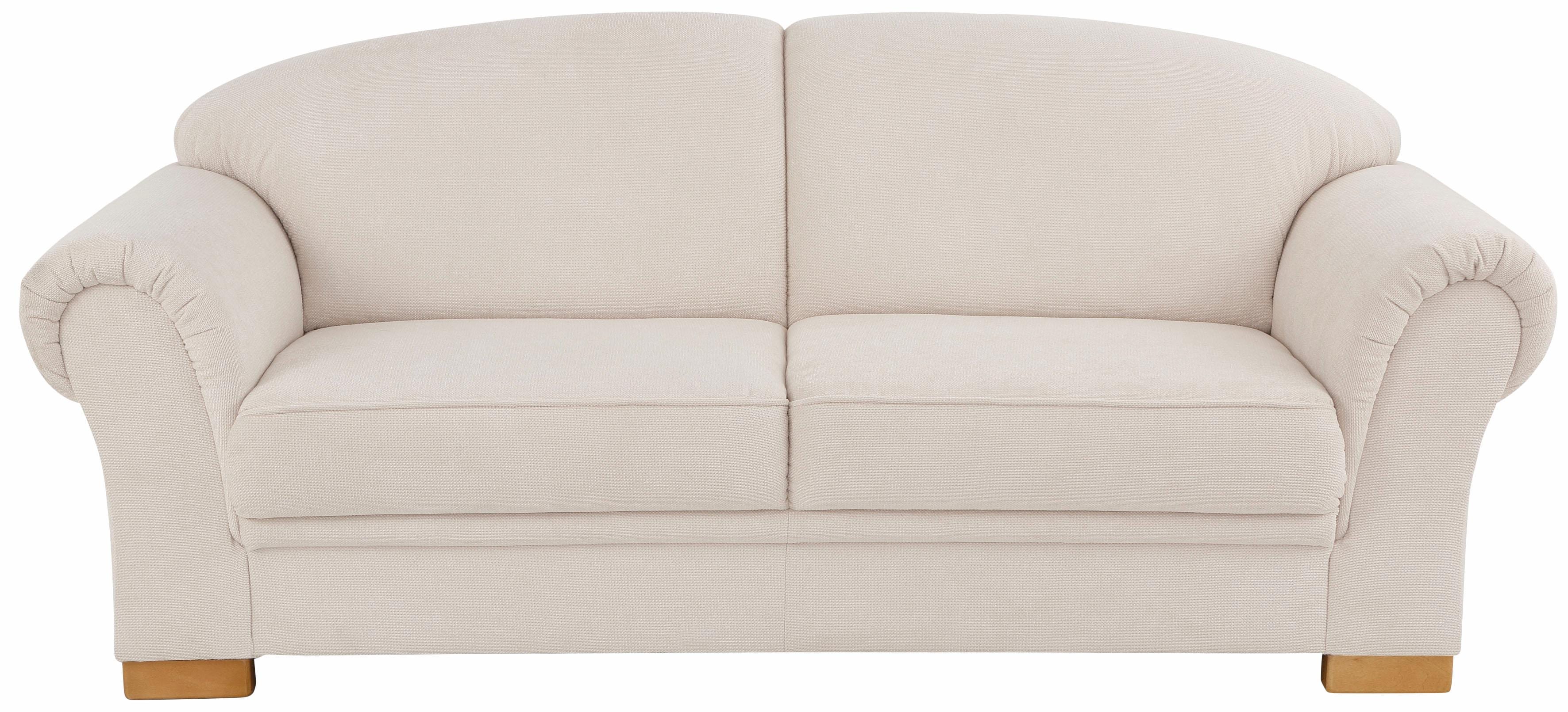 3-Sitzer HOME AFFAIRE "Amrum", beige (creme), B:219cm H:91cm T:92cm, Chenille (90% Polyester, 10% Polyacryl), Sofas, mit Federkern Image