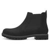 Chelseaboots TAMARIS, Damen, Gr. 36, schwarz, Nubukleder, sportlich, Schuhe, in derber Optik