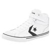 Sneaker CONVERSE "PRO BLAZE STRAP LEATHER", Gr. 38, schwarz-weiß (weiß, schwarz), Leder, sportlich, Schuhe Sneaker high Sneakerboots Skaterschuh