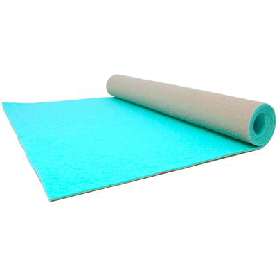 Läufer "PODIUM, Made in Belgium", blau (himmelblau), B:200cm H:2,6mm L:800cm, Polypropylen (PP), PRIMAFLOR-IDEEN IN TEXTIL, Teppiche, Breite 200 cm, Nadelfilz, Uni-Farben, ideal für Veranstaltungen Image