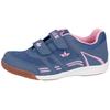Hallenschuh LICO "Sportschuh Active Indoor V", Kinder, Gr. 28, grau, Synthetik, Schuhe