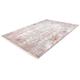 Teppich CALO-DELUXE "Miran 135" Teppiche Gr. B/L: 200 cm x 300 cm, 12 mm, 1 St., rosa (lachs, grau) Esszimmerteppiche Vintage Design, mit Fransen, Wohnzimmer