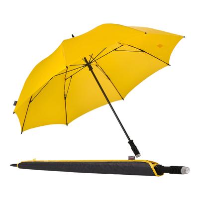 Partnerschirm EUROSCHIRM "birdiepal windflex", gelb, Bezug: 100% Polyamid, uni, Regenschirme, Regenschirm für Zwei, mit extra großem Dach und Windflex-System Image