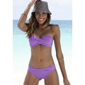 Bandeau-Bikini-Top S.OLIVER "Spain" Gr. 40, Cup E, lila Damen Bikini-Oberteile Ocean Blue Bestseller