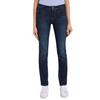 Gerade Jeans TOM TAILOR "Alexa Straight", Damen, Gr. 26, Länge 30, blau (schwarz stone washed), Denim/Jeans, Obermaterial: 69% Baumwolle, 20% Polyester, 9% Viskose, 2% Elasthan, casual, bequem lang, Jeans, mit Kontrastnähten, Topseller
