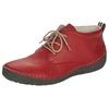 Schnürboots RIEKER, Damen, Gr. 39, rot, Lederimitat, sportlich, Schuhe, Stiefelette, Schnürstiefelette mit Rahmennaht