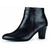 Stiefelette GABOR "Nizza", Damen, Gr. 40, schwarz, Nappaleder, unifarben, elegant, Schuhe, mit Innenreißverschluss