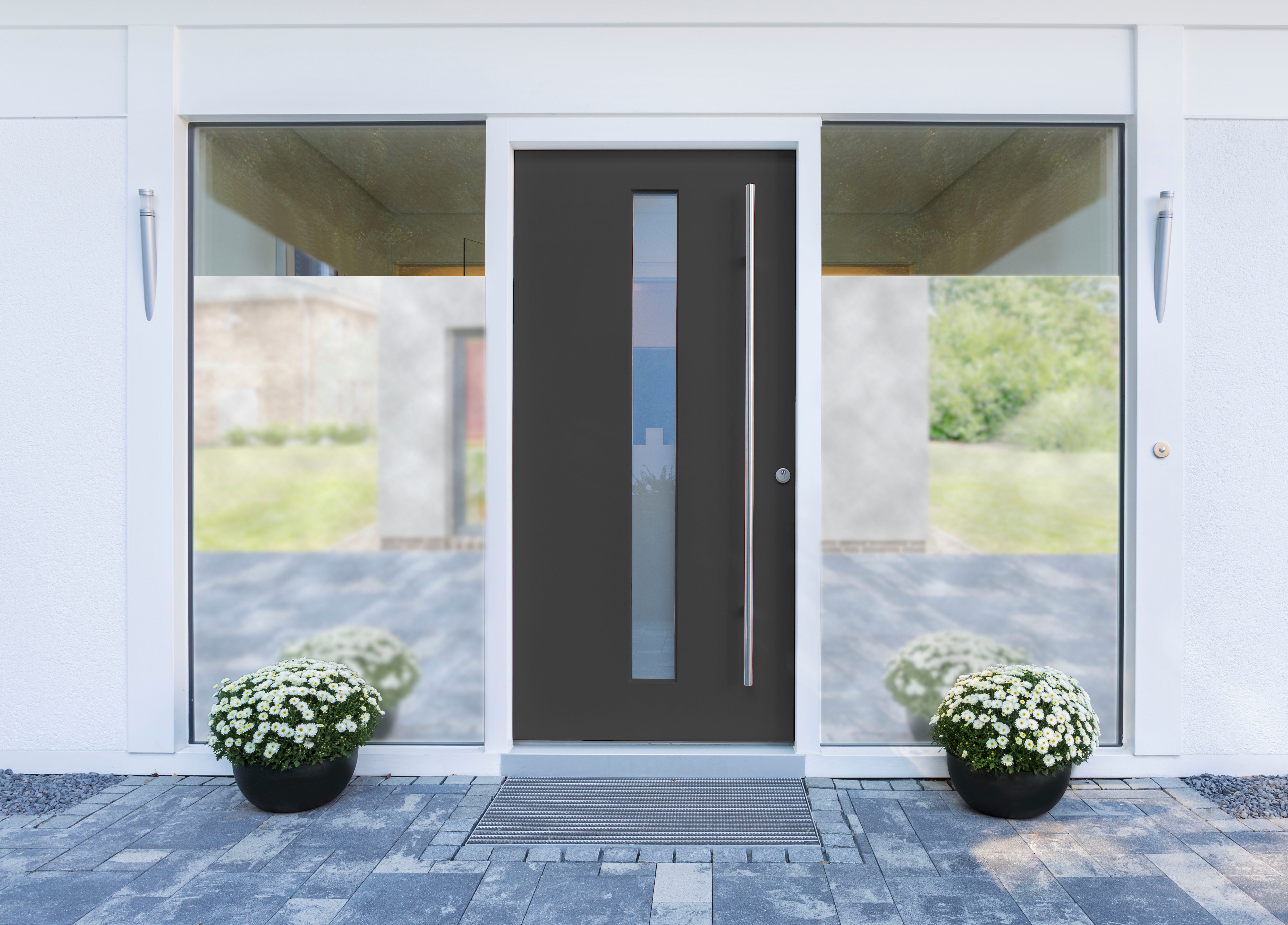 Fensterfolie GARDINIA "Statische UV-Folie", silber (silberfarben), B:67,5cm L:150cm, PVC, Fensterfolien, 77% UV-Schutz Image