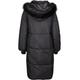 Winterjacke URBAN CLASSICS "Damen Ladies Oversize Faux Fur Puffer Coat" Gr. L, schwarz (black, black) Damen Jacken Winterjacken