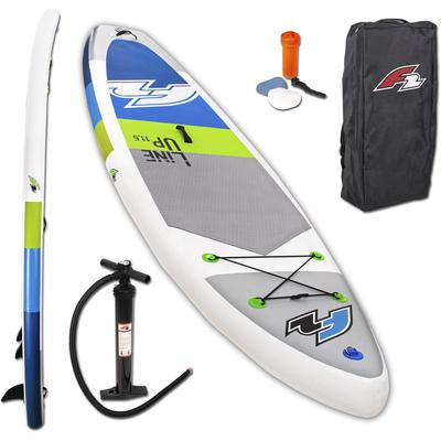 Inflatable SUP-Board F2 "F2 Line Up SMO blue" Wassersportboards Gr. 10,5 320 cm, blau Stand Up Paddle