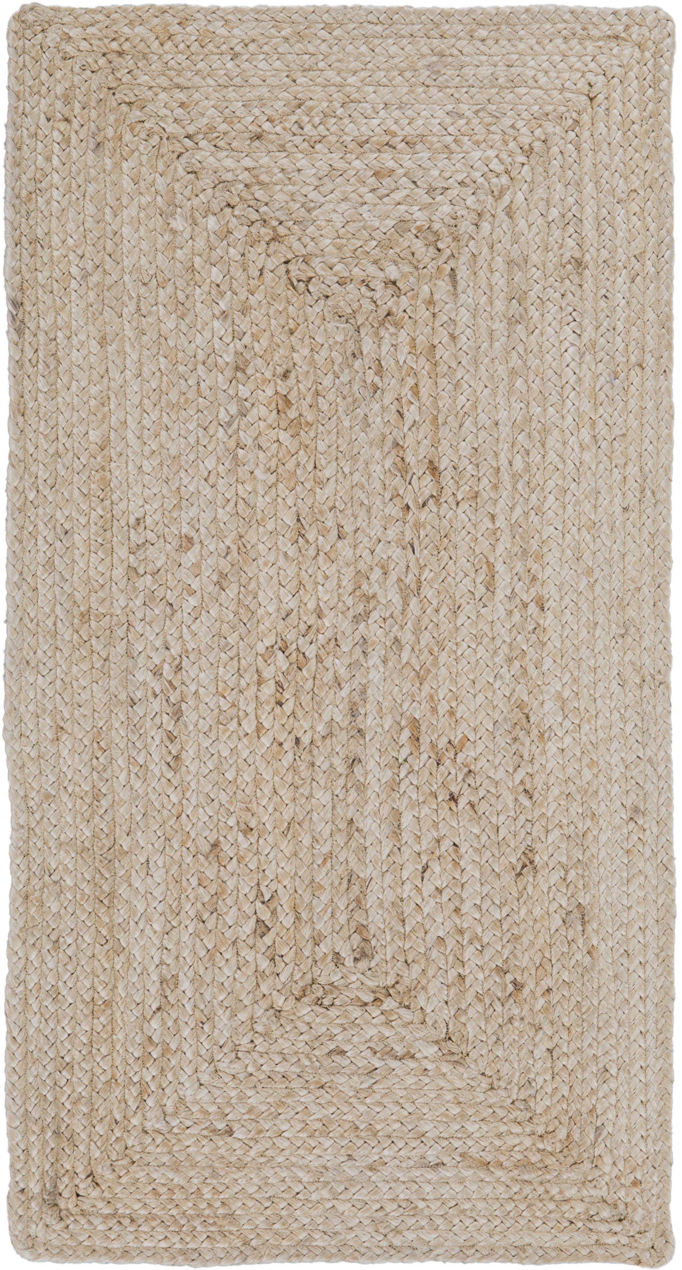 Teppich LUXOR LIVING "Salo", beige (natur), B:80cm H:6mm L:200cm, Jute, Teppiche, Juteteppich, handgeflochten, Flecht Design, 100% Naturfaser Image