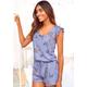 Playsuit VIVANCE DREAMS Gr. 40, N-Gr, lila (lavendel, allover, geblümt) Damen Overalls