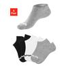 Sportsocken BENCH., Damen, Gr. 35-38, schwarz-weiß (2x schwarz, 2x weiß, 2x grau, meliert), Baumwollmischung, unifarben, elastisch, Socken, Sneakersocken verschwinden im Schuh