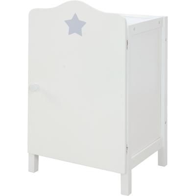 Puppenkleiderschrank ROBA "Stella", weiß, Puppenmöbel, KinderB:31cm H:52cm T:25cm, B:31cm H:52cm T:25cm