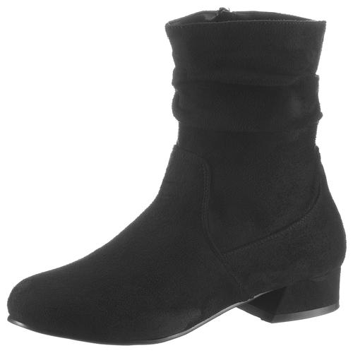 Stiefelette ANISTON SHOES Gr. 36, schwarz Damen Schuhe mit gerafftem Schaft - NEUE KOLLEKTION