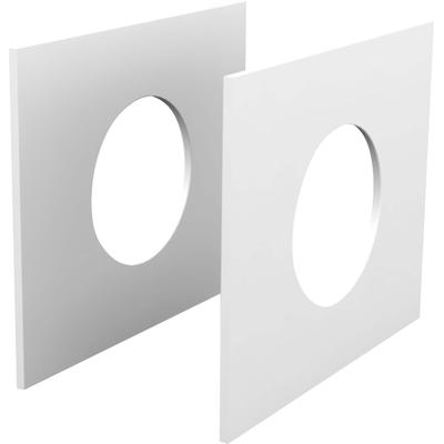 Ansteckplatte LÜTTENHÜTT "Lizzi" Ansatztischplatten Gr. B/H/T: 90 cm x 90 cm x 2,5 cm, weiß Zubehör für Esstische Ansatztischplatten