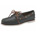 Bootsschuh TIMBERLAND "Men´s 2 Exe Boat Shoe" Gr. 42, blau (nautical, blue, wilderness) Herren Schuhe Bootsschuh Herrenschuh Mokassin Segelschuh Sommerschuh