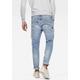 Slim-fit-Jeans G-STAR RAW "D-Staq 3D Slim Fit" Gr. 34, Länge 34, blau (light, blue) Herren Jeans Slim Fit