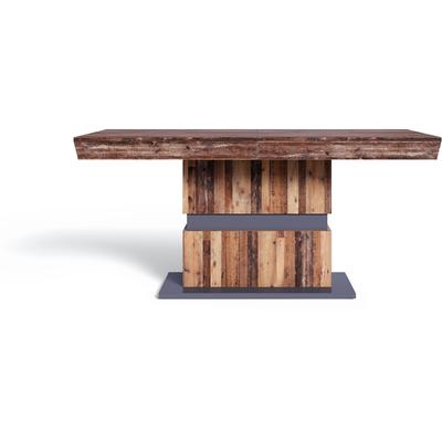 Esstisch BYLIVING "Matthew", braun (old wood), H:75cm T:90cm, Tische, Ausziehbarer Esstisch Esstisch Holz-Esstische Rechteckiger Esstisch, mit Auszugsfunktion, Breite 140-195 cm oder 160-215 cm Image