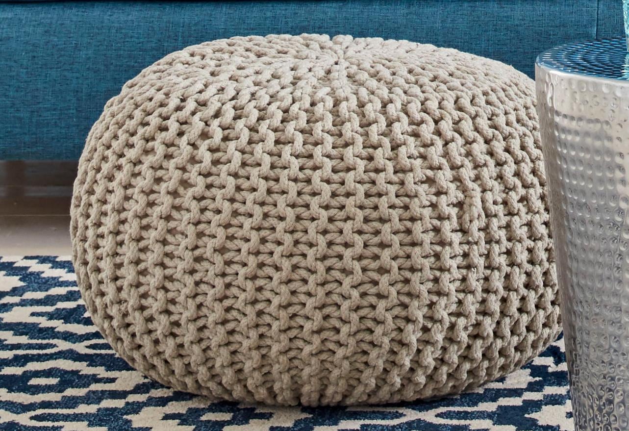 Pouf GUTMANN FACTORY, Kinder, Gr. Baumwolle, grau, Poufs Hocker Pouf