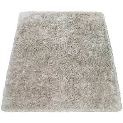 Hochflor-Teppich PACO HOME "Akumal 930", grau, B:80cm H:60mm L:150cm, Polyester, Teppiche, Shaggy, besonders weich durch Softgarn, Uni-Farben Image