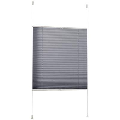 Plissee LIEDECO "Klemmfix-Plissee" Gr. 5, grau, B:80cm H:130cm, Obermaterial: 100% Polyester, Plissees Image