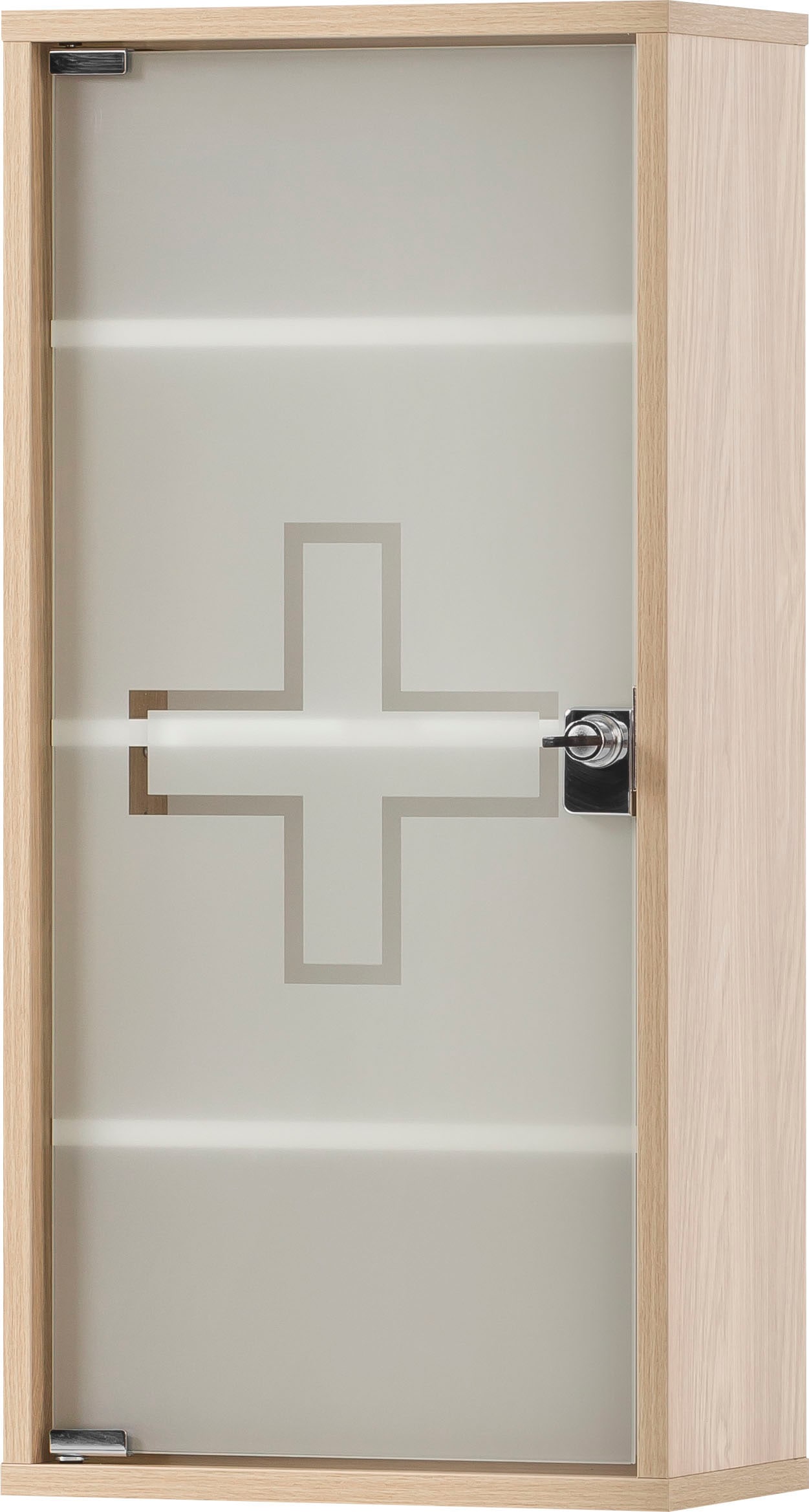 „Medizinschrank SCHILDMEYER „“Wido““ Schränke Gr. B/H/T: 34,3 cm x 71,4 cm x 19,6 cm, 1 St., braun (eiche hellfarben) Apothekerschränke Breite 34 cm“