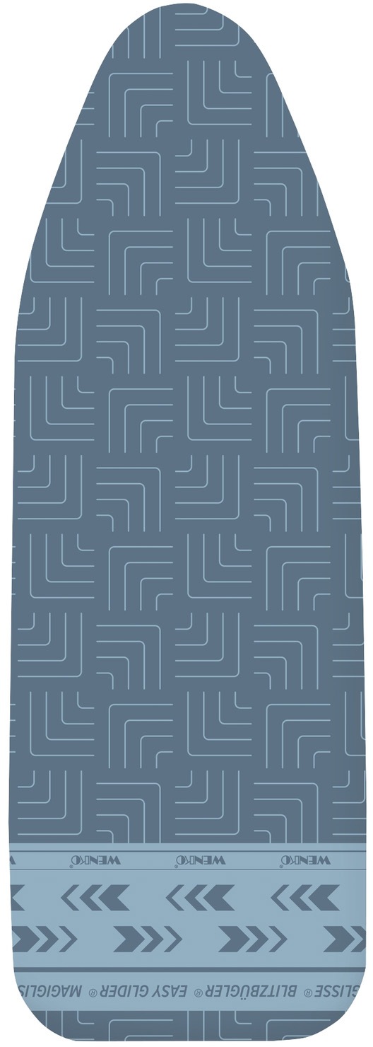 Bügelbrettbezug WENKO "Modell Air Comfort M", bunt, B:40cm T:125cm, Baumwolle, Bügelbrettbezüge, mit Blitzbüglerzone, Baumwolle, 5 Lagen, Bügelfläche 125x40 cm