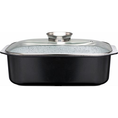 "Bräter GSW ""Ceramica Stone"" Töpfe Gr. + Höhe 10,5 cm, schwarz Bräter Topf Induktion"