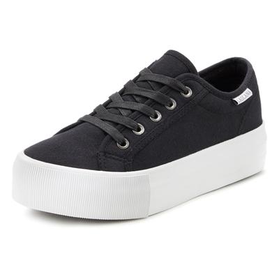 Sneaker LASCANA, Damen, Gr. 36, schwarz, Obermaterial: 100% Textilmaterial. Futter: 100% Textilmaterial. Decksohle: 100%