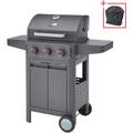 Gasgrill KONIFERA "Salerno" Grills Gr. B/H/T: 117 cm x 110 cm x 54 cm, schwarz Gasgrills