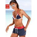 Triangel-Bikini KANGAROOS "Energy" Gr. 34, Cup C/D, blau (marine) Damen Bikini-Sets Ocean Blue