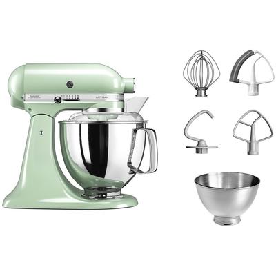 KITCHENAID Küchenmaschine "5KSM175PSEPT PISTAZIE", grün (pistazie), B:24cm H:36cm T:37cm, Küchenmaschinen, mit Zubehör im Wert von ca. 112,-€ UVP