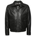 Bikerjacke JCC "Samuel" Gr. 50, schwarz (black) Herren Jacken Übergangsjacken