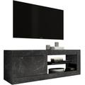 Lowboard LC "Basic" Sideboards Gr. B/H/T: 140 cm x 56 cm x 43 cm, grau (marmor anthrazit) Lowboards