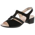 Sandalette ARA "LUGANO" Gr. 5 (38), schwarz Damen Schuhe Sandaletten Sommerschuh, Sandale, Blockabsatz, in Schuhweite H (= sehr weit)