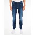 Tapered-fit-Jeans TOMMY JEANS "SLIM TAPERED AUSTIN" Gr. 33, Länge 32, blau (aspen dark blue) Herren Jeans Tapered-Jeans