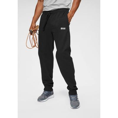 Jogginghose BRUNO BANANI "Loose Fit", Herren, Gr. XXL (60/62), N-Gr, schwarz, Obermaterial: 60% Baumwolle, 40% Polyester, casual, bequem lang, Hosen