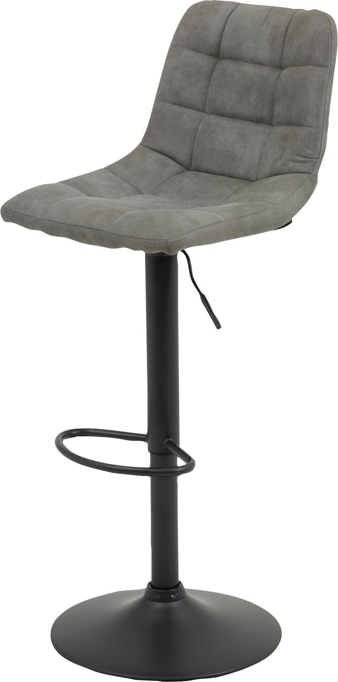 Barhocker HELA "Yvonne H", grau (vintage grau), B:43cm H:91cm T:44cm, Hocker, Barhocker