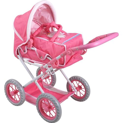 "Kombi-Puppenwagen KNORRTOYS ""Ruby - Nici La-La-Lama Lounge"" Puppenwagen pink (la, la, lama lounge) Kinder Puppenwagen -trage mit Wickeltasche"