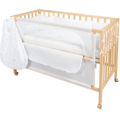Babybett ROBA "Room Bed, safe asleep, Sternenzauber natur" Gr. Liegefläche B/L: 60 cm x 120 cm, kein Härtegrad, beige (natur) Baby Babybetten Gitterbetten