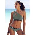 Bustier-Bikini ELBSAND Gr. 38, Cup A/B, grün (oliv) Damen Bikini-Sets Ocean Blue