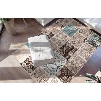 Teppich MY HOME "Darian" Gr. 6, grau (taupe), B:200cm H:6mm L:290cm, Kunstfaser, Teppiche, Wohnzimmer Image
