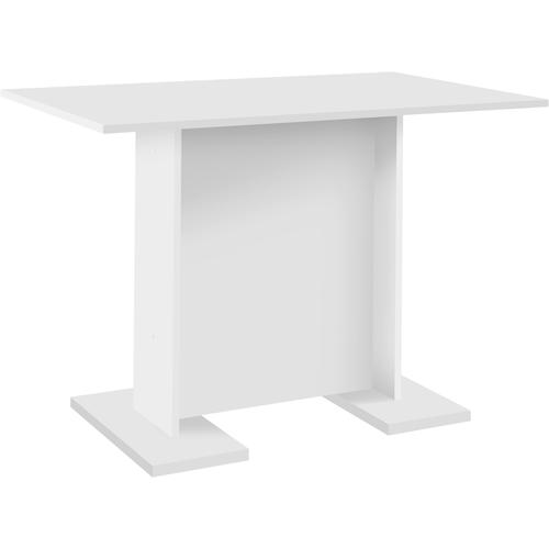 Säulen-Esstisch HELA Tische Gr. B/H/T: 108 cm x 75 cm x 68 cm, weiß (weiß, weiß, weiß) Säulentische Breite 108 cm