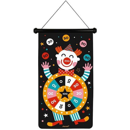 „Spiel JANOD „“Magnetisches Dartspiel – Zirkus““ Spiele bunt Kinder Geschicklichkeitsspiele“